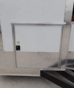 8.5' x 24' White Concession Food Trailer With Appliances -Cheap Concession Trailers Shop sam 8939