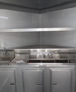 8.5' x 24' White Concession Food Trailer With Appliances -Cheap Concession Trailers Shop sam 8950