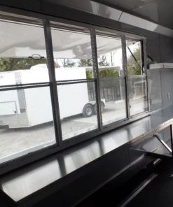 8.5' x 24' White Concession Food Trailer With Appliances -Cheap Concession Trailers Shop sam 8954