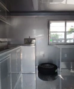 8.5' x 16' Concession Food Trailer Red Event Catering -Cheap Concession Trailers Shop sam 8965