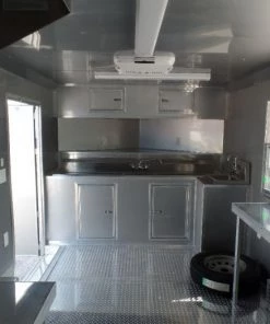 8.5' x 16' Concession Food Trailer Red Event Catering -Cheap Concession Trailers Shop sam 8969