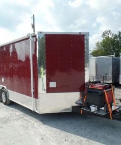 8.5' x 18' Concession Food Trailer Brandy Wine With Appliances -Cheap Concession Trailers Shop sam 9061