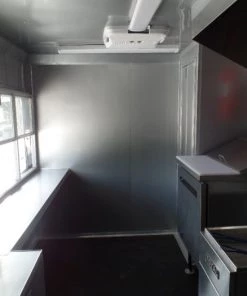 8.5' x 18' Concession Food Trailer Brandy Wine With Appliances -Cheap Concession Trailers Shop sam 9077