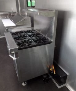 8.5' x 18' Concession Food Trailer Indigo Blue With Appliances -Cheap Concession Trailers Shop sam 9120