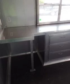 8.5' x 18' Concession Food Trailer Indigo Blue With Appliances -Cheap Concession Trailers Shop sam 9125