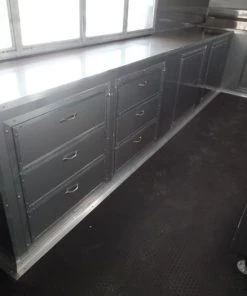 8.5' x 18' Concession Food Trailer Indigo Blue With Appliances -Cheap Concession Trailers Shop sam 9126