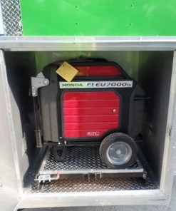 8.5' x 24' Concession Food Trailer Electric Green With Appliances -Cheap Concession Trailers Shop sam 9161