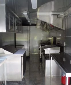 8.5' x 24' Concession Food Trailer Electric Green With Appliances -Cheap Concession Trailers Shop sam 9171