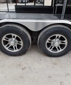 8.5' x 24' Black Porch Style Concession Food Trailer -Cheap Concession Trailers Shop sam 9205 1