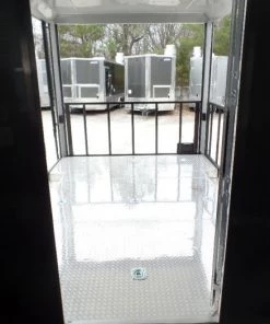 8.5' x 24' Black Porch Style Concession Food Trailer -Cheap Concession Trailers Shop sam 9228