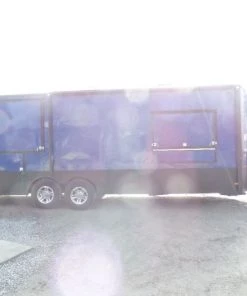 8.5' x 22' Cobalt Blue Porch Style Concession Food Trailer 58 8.5' x 22' Cobalt Blue Porch Style Concession Food Trailer -Cheap Concession Trailers Shop sam 9267 1