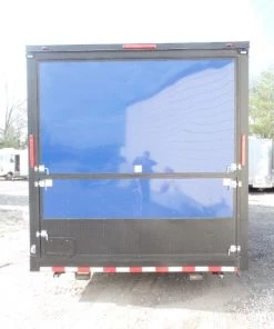 8.5' x 22' Cobalt Blue Porch Style Concession Food Trailer 51 8.5' x 22' Cobalt Blue Porch Style Concession Food Trailer -Cheap Concession Trailers Shop sam 9269 1