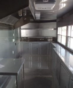 8.5' x 20' Concession Food Trailer White Event Catering -Cheap Concession Trailers Shop sam 9274