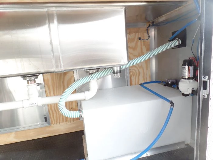 8.5' x 22' Cobalt Blue Porch Style Concession Food Trailer 25 8.5' x 22' Cobalt Blue Porch Style Concession Food Trailer - Image 25