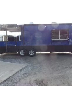 8.5' x 22' Cobalt Blue Porch Style Concession Food Trailer 35 8.5' x 22' Cobalt Blue Porch Style Concession Food Trailer -Cheap Concession Trailers Shop sam 9279