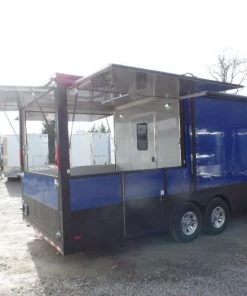 8.5' x 22' Cobalt Blue Porch Style Concession Food Trailer 62 8.5' x 22' Cobalt Blue Porch Style Concession Food Trailer -Cheap Concession Trailers Shop sam 9280