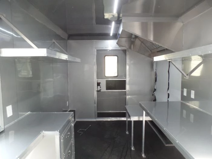 8.5' x 22' Cobalt Blue Porch Style Concession Food Trailer 10 8.5' x 22' Cobalt Blue Porch Style Concession Food Trailer - Image 10