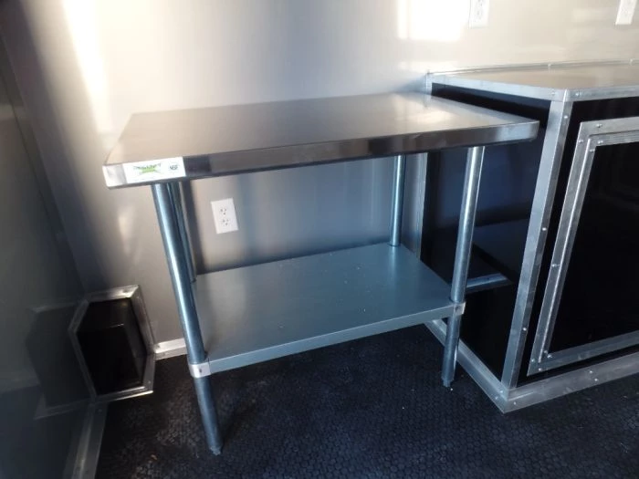 8.5' x 24' Black Porch Style Concession Food Trailer With Appliances 3 8.5' x 24' Black Porch Style Concession Food Trailer With Appliances - Image 3