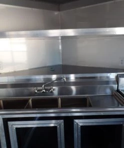 8.5' x 24' Black Porch Style Concession Food Trailer With Appliances 38 8.5' x 24' Black Porch Style Concession Food Trailer With Appliances -Cheap Concession Trailers Shop sam 9353