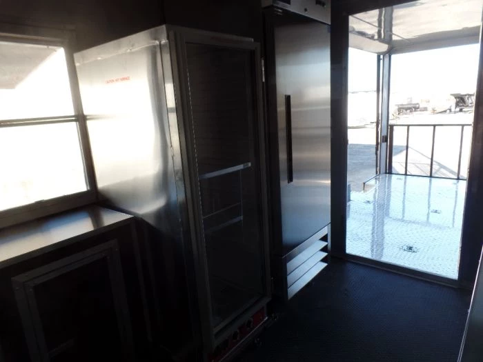 8.5' x 24' Black Porch Style Concession Food Trailer With Appliances 18 8.5' x 24' Black Porch Style Concession Food Trailer With Appliances - Image 18
