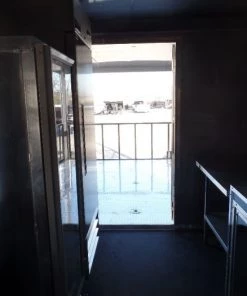 8.5' x 24' Black Porch Style Concession Food Trailer With Appliances 52 8.5' x 24' Black Porch Style Concession Food Trailer With Appliances -Cheap Concession Trailers Shop sam 9356