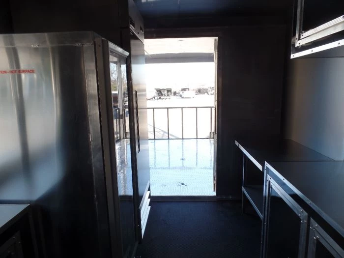 8.5' x 24' Black Porch Style Concession Food Trailer With Appliances 22 8.5' x 24' Black Porch Style Concession Food Trailer With Appliances - Image 22