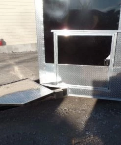 8.5' x 24' Black Porch Style Concession Food Trailer With Appliances 46 8.5' x 24' Black Porch Style Concession Food Trailer With Appliances -Cheap Concession Trailers Shop sam 9362 1