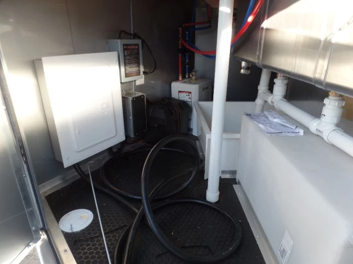 8.5' x 24' Black Porch Style Concession Food Trailer With Appliances 20 8.5' x 24' Black Porch Style Concession Food Trailer With Appliances - Image 20