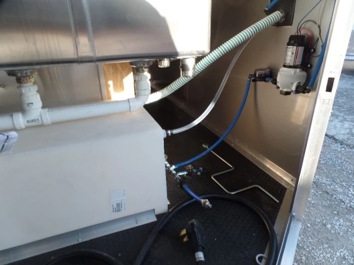 8.5' x 24' Black Porch Style Concession Food Trailer With Appliances 24 8.5' x 24' Black Porch Style Concession Food Trailer With Appliances - Image 24