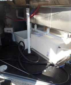 8.5' x 24' Black Porch Style Concession Food Trailer With Appliances 59 8.5' x 24' Black Porch Style Concession Food Trailer With Appliances -Cheap Concession Trailers Shop sam 9365 1