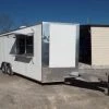 8.5' x 20' White Concession Food Trailer With Appliances