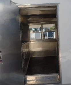 8.5' x 20' White Concession Food Trailer With Appliances -Cheap Concession Trailers Shop sam 9467