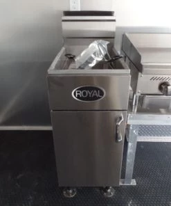 8.5' x 20' White Concession Food Trailer With Appliances -Cheap Concession Trailers Shop sam 9475