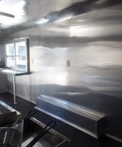 8.5' x 20' White Concession Food Trailer With Appliances -Cheap Concession Trailers Shop sam 9478