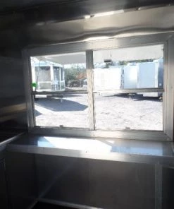 8.5' x 20' White Concession Food Trailer With Appliances -Cheap Concession Trailers Shop sam 9481