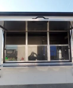 8.5' x 24' White Concession Food Trailer -Cheap Concession Trailers Shop sam 9491