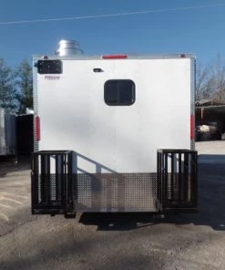 8.5' x 24' White Concession Food Trailer -Cheap Concession Trailers Shop sam 9493