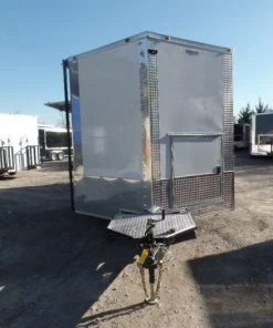 8.5' x 24' White Concession Food Trailer -Cheap Concession Trailers Shop sam 9497