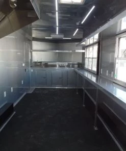 8.5' x 24' White Concession Food Trailer -Cheap Concession Trailers Shop sam 9509