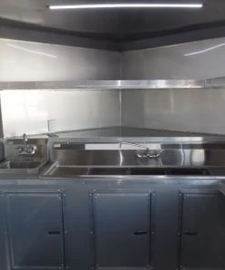 8.5' x 24' White Concession Food Trailer -Cheap Concession Trailers Shop sam 9512