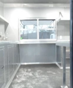 8.5' x 22' Cobalt Blue Porch Style Concession Food Trailer With Appliances -Cheap Concession Trailers Shop sam 9636