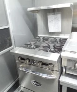 8.5' x 22' Cobalt Blue Porch Style Concession Food Trailer With Appliances -Cheap Concession Trailers Shop sam 9647