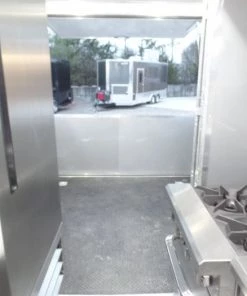 8.5' x 22' Cobalt Blue Porch Style Concession Food Trailer With Appliances -Cheap Concession Trailers Shop sam 9652