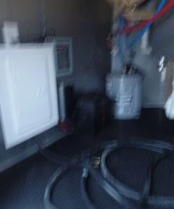 8.5' x 22' Cobalt Blue Porch Style Concession Food Trailer With Appliances -Cheap Concession Trailers Shop sam 9655