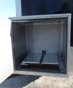 8.5' x 20' Black Porch Style Concession Food Trailer -Cheap Concession Trailers Shop sam 9745