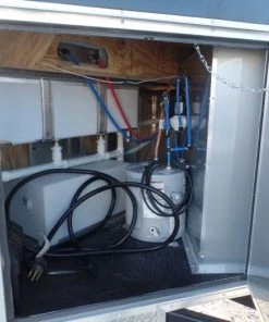 8.5' x 20' Black Porch Style Concession Food Trailer -Cheap Concession Trailers Shop sam 9746