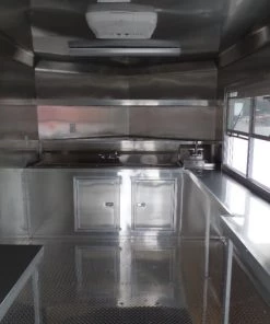 8.5' x 22' Concessions Food White BBQ Event Trailer 21 8.5' x 22' Concessions Food White BBQ Event Trailer -Cheap Concession Trailers Shop sam 9834