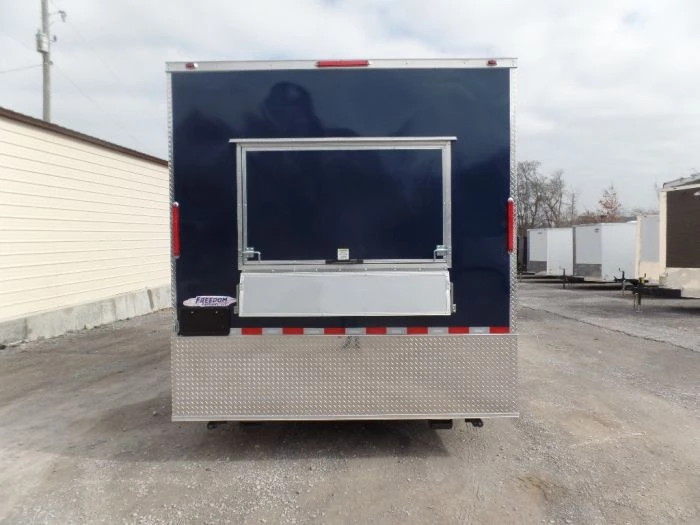 8.5' x 18' Indigo Blue Flat Nose Concession Food Trailer With Appliances 31 8.5' x 18' Indigo Blue Flat Nose Concession Food Trailer With Appliances - Image 31