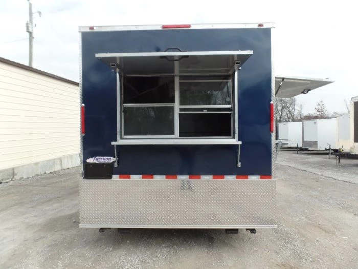 8.5' x 18' Indigo Blue Flat Nose Concession Food Trailer With Appliances 29 8.5' x 18' Indigo Blue Flat Nose Concession Food Trailer With Appliances - Image 29