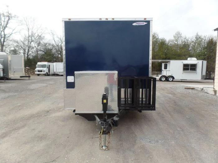 8.5' x 18' Indigo Blue Flat Nose Concession Food Trailer With Appliances 21 8.5' x 18' Indigo Blue Flat Nose Concession Food Trailer With Appliances - Image 21